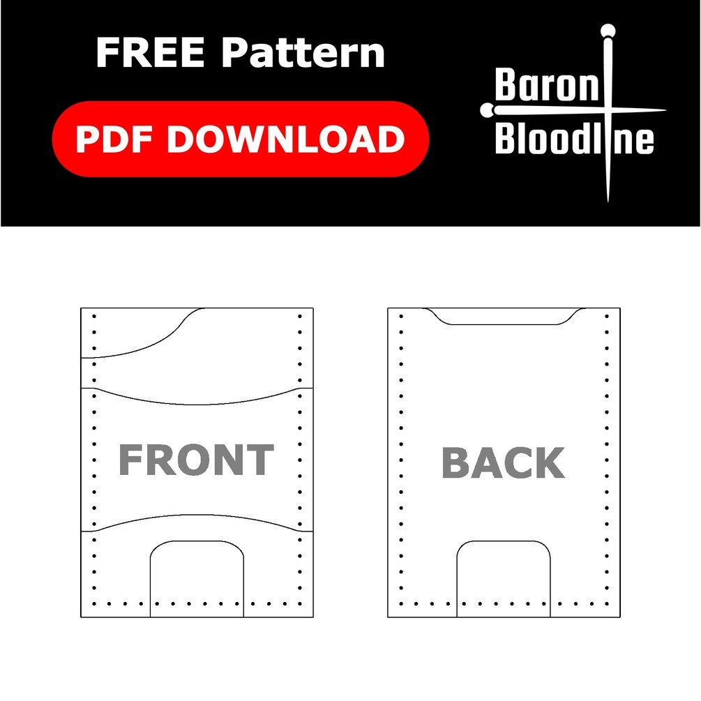 QuickDraw Card Wallet (PDF Template) product image (1)