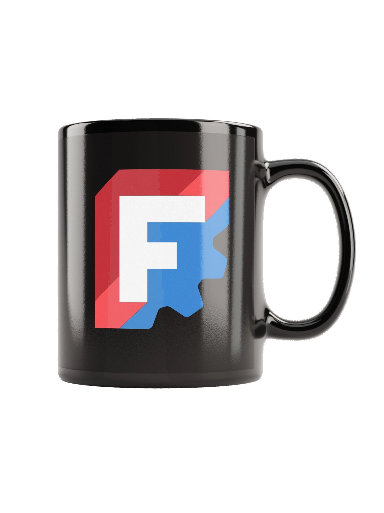 FreeCAD Ceramic Logo Mug - Black product image (3)