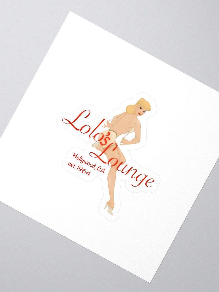 Classic Lolo's Lounge Logo Sticker product image (2)