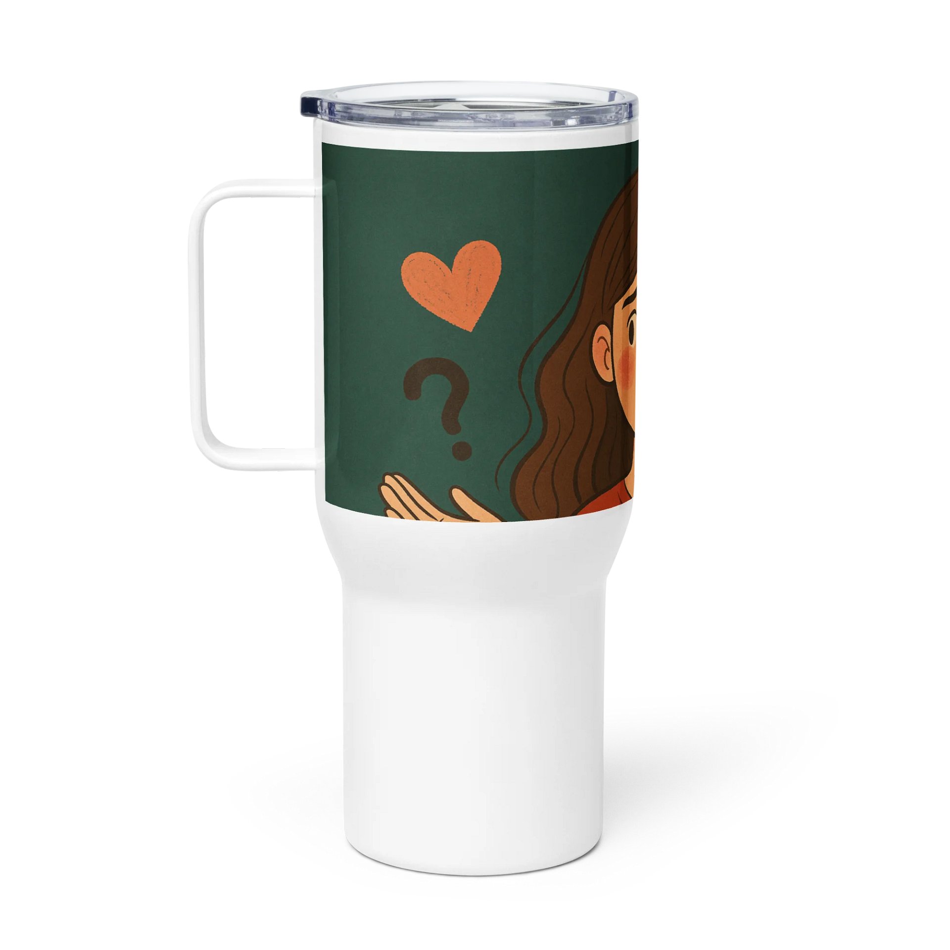 Heartfelt Confusion Travel Mug product image (1)