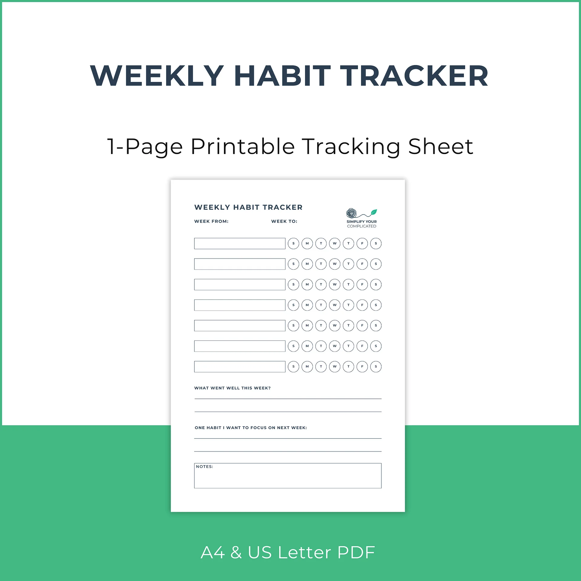 Weekly Habit Tracker product image (1)