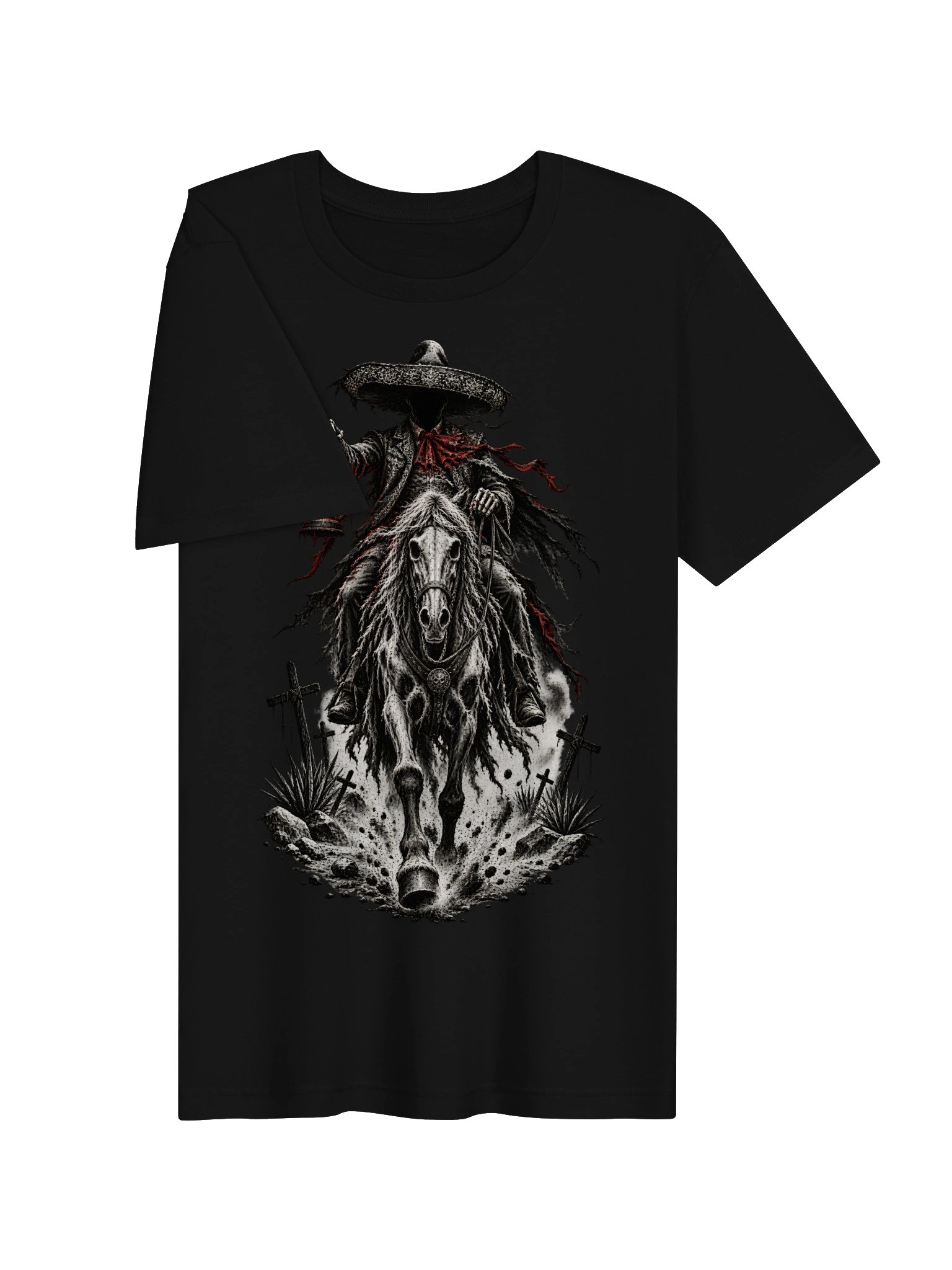 El Charro del Kilómetro 13 – Mexican Folklore Horror Design | Leyendas Malditas product image (3)
