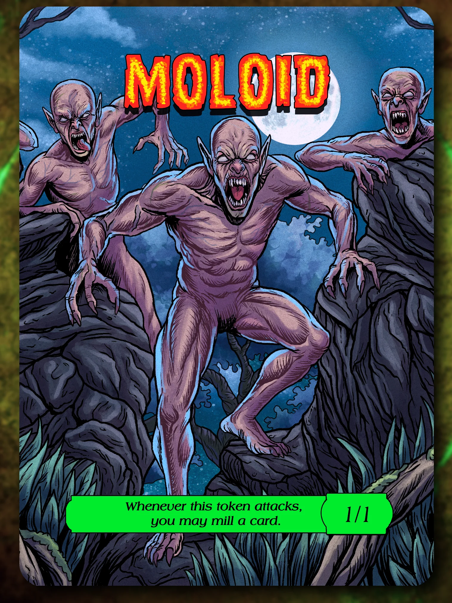 Moloid 1/1 Full Art Token product image (1)