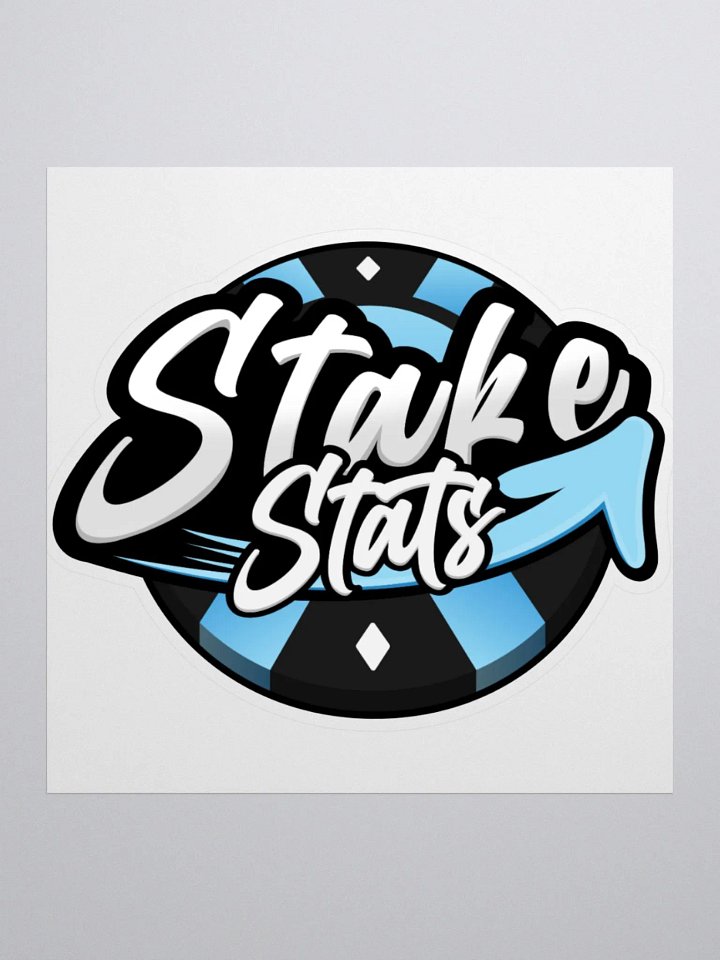 Stake Stats Chip Sticker - Blue product image (1)