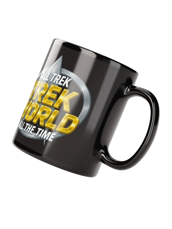 Trek World Logo Black Glossy Mug product image (3)