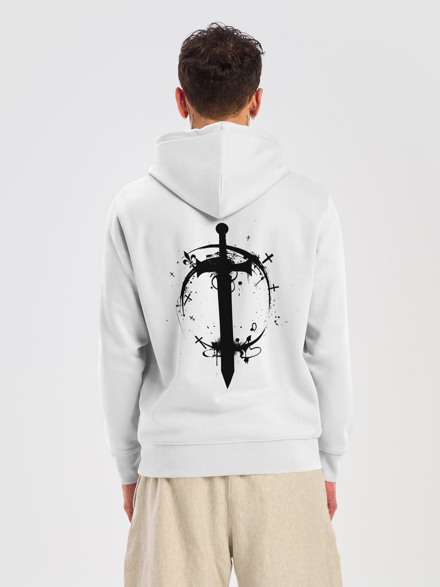 ONE KING Crusader Silhouette Premium Street Hoodie product image (4)