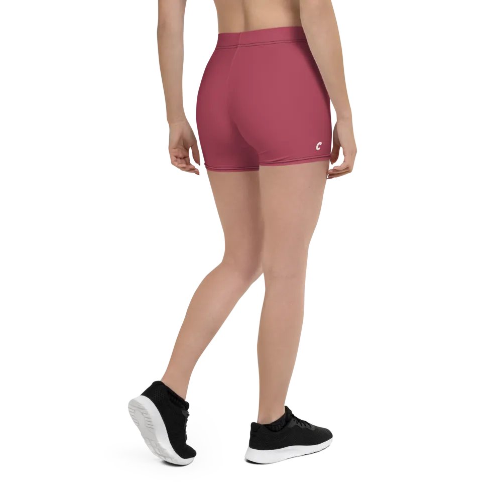 Dark Red Everyday Seamless Shorts product image (1)