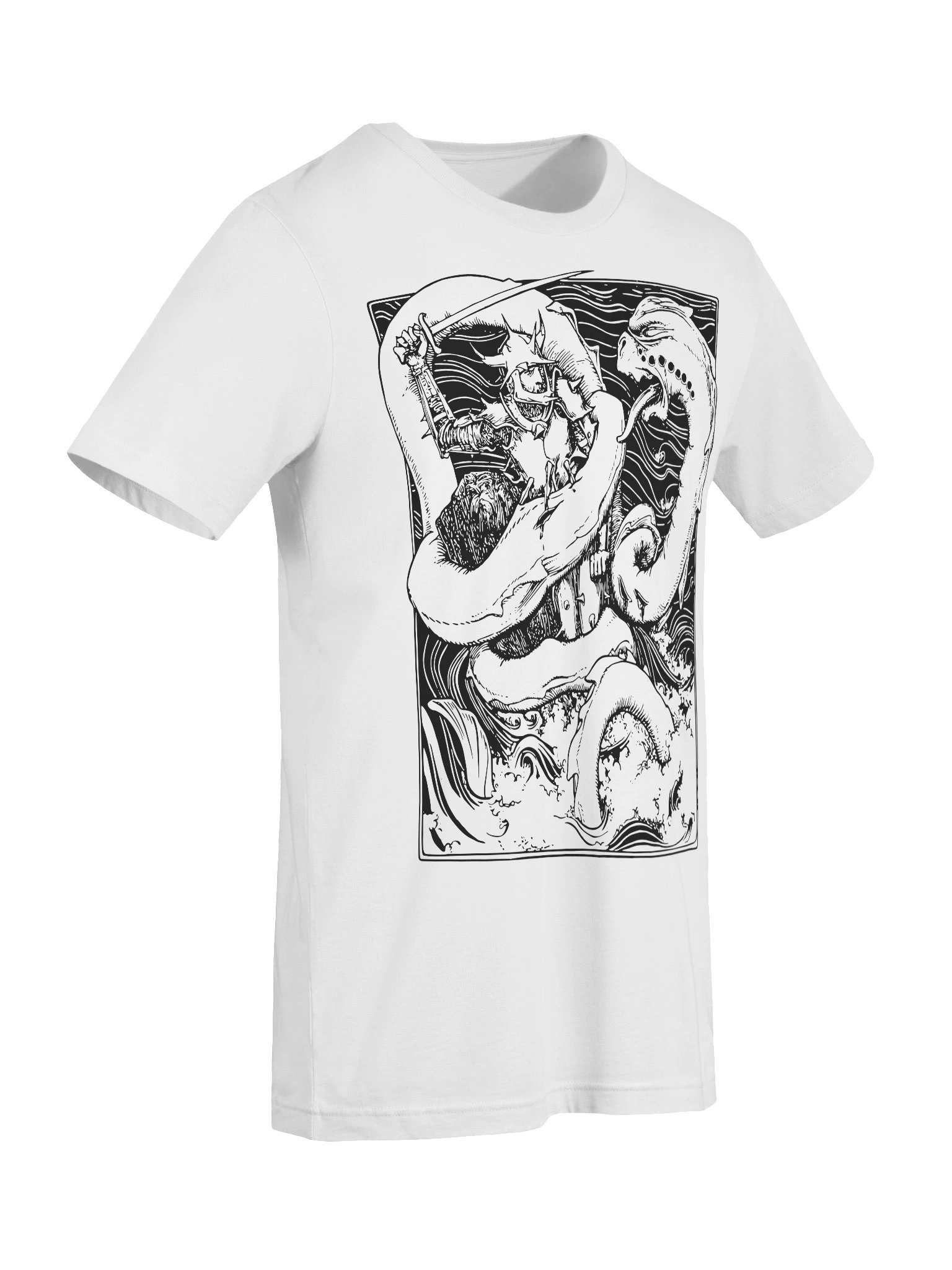 "Medieval Dragon Slayer" T-shirt white product image (9)