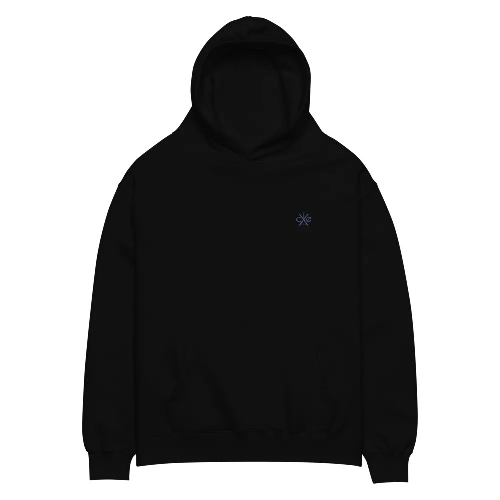 VACIO Abstract Scratch Skull Premium Relaxed Fit Hoodie (B) product image (7)