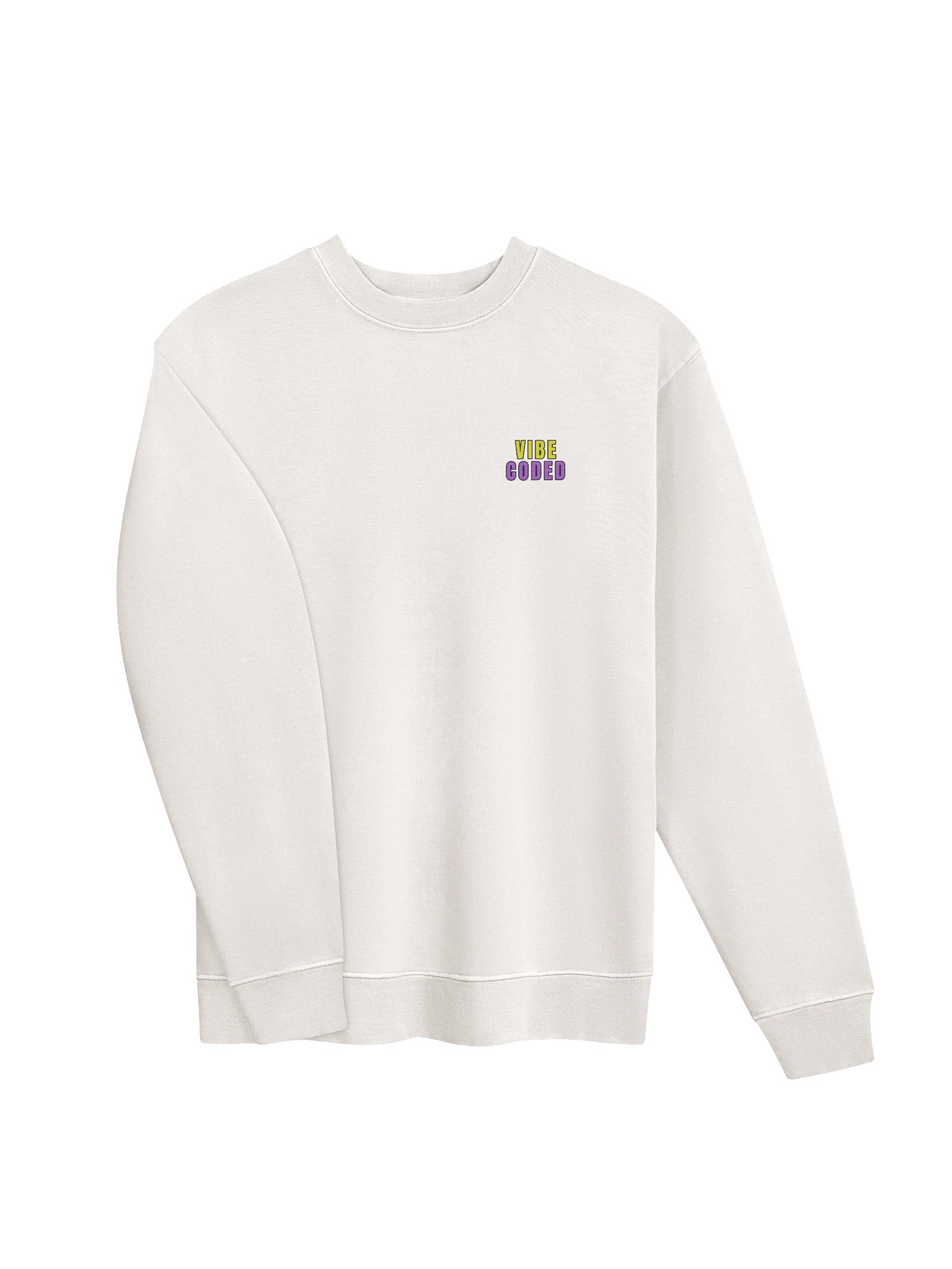 Vibe Coded Pigment Dyed Streetwear Sweatshirt product image (8)