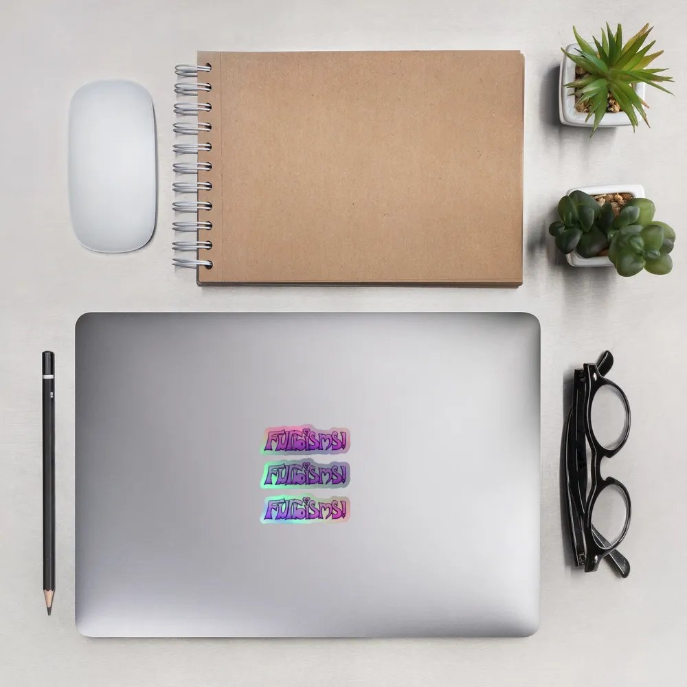 Holographic Logo Sticker (3) product image (2)