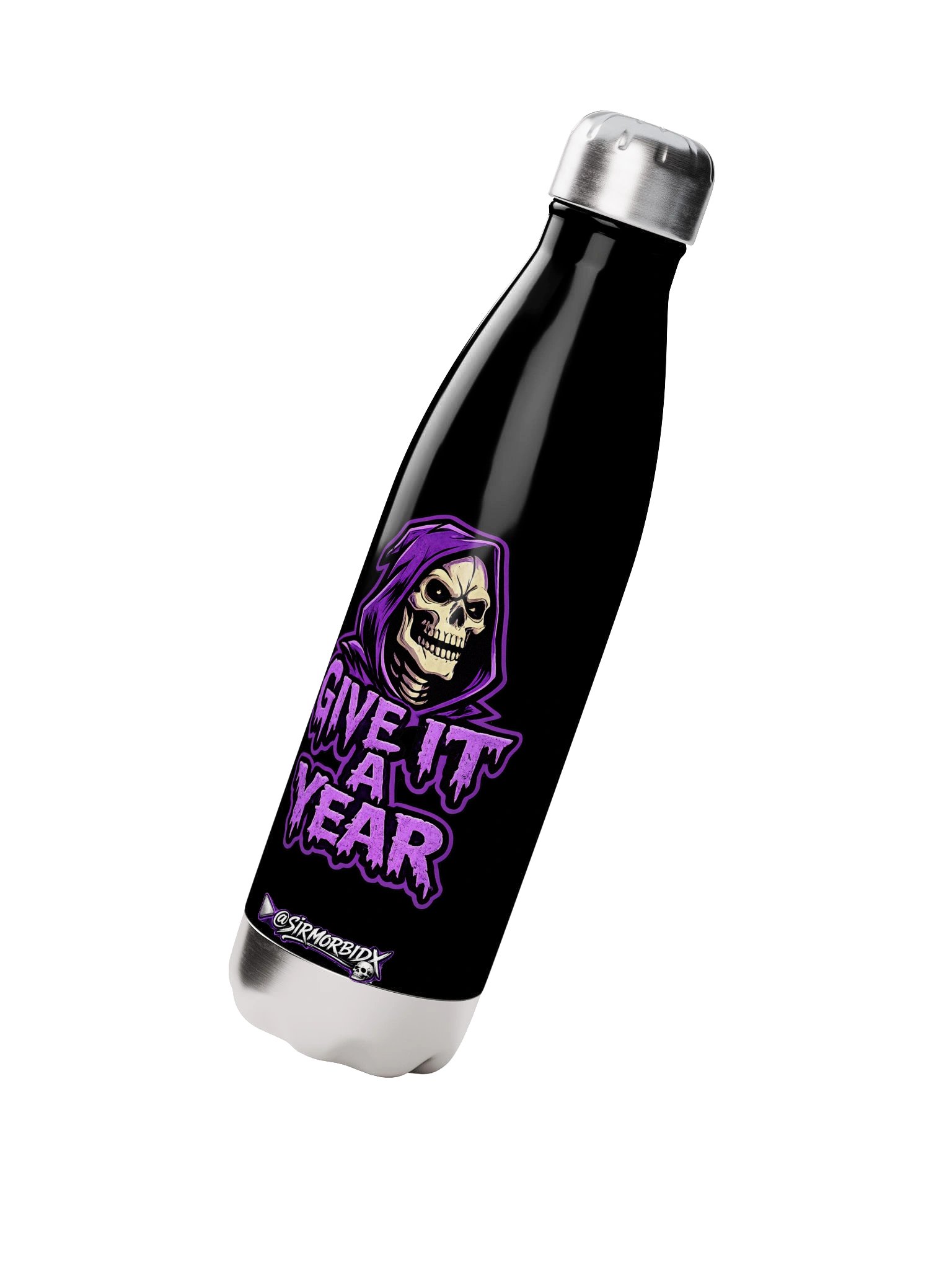 ''Give It A Year'' Stainless Steel Water Bottle product image (4)