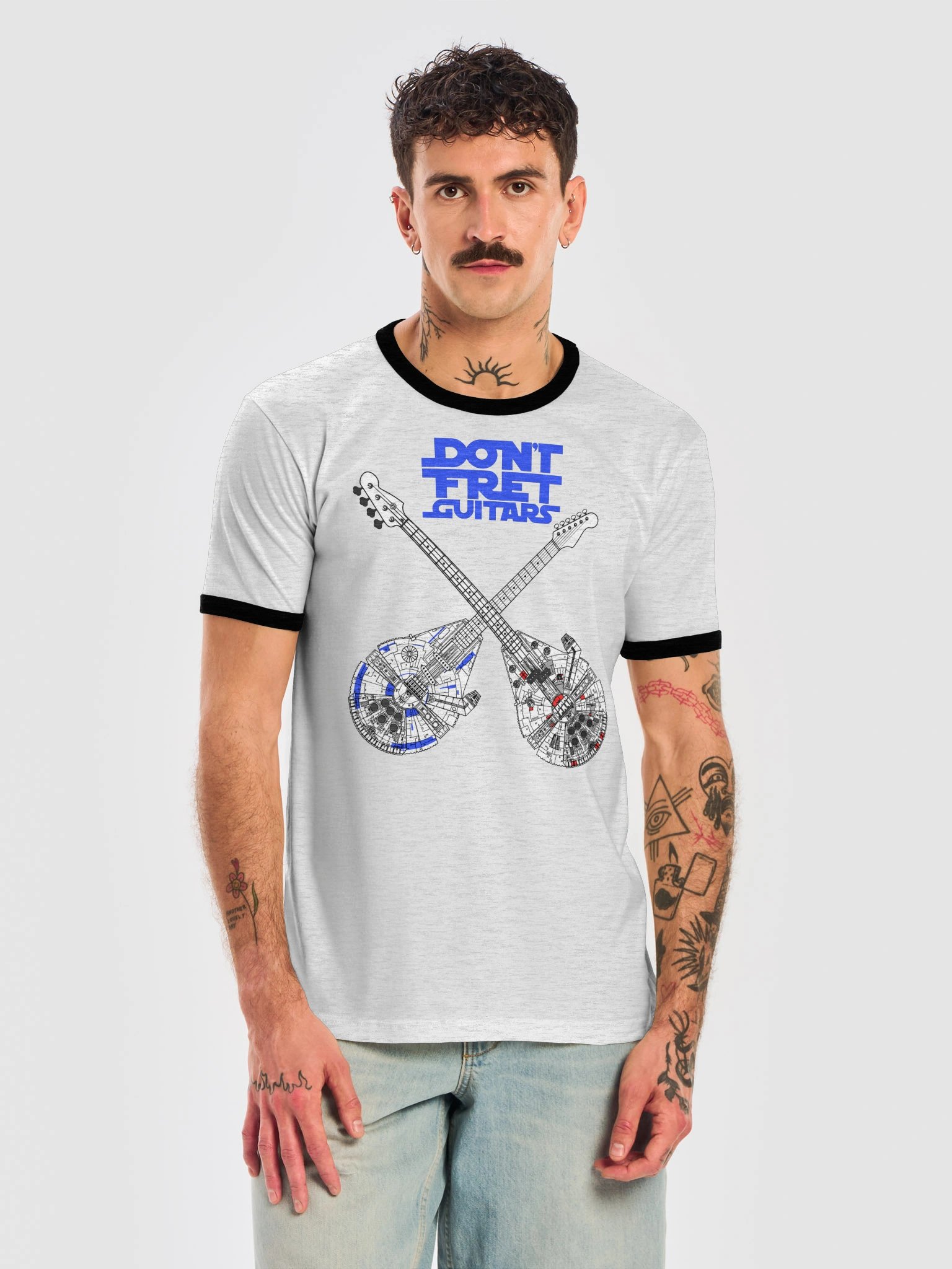 Dueling Falcons retro tee product image (23)