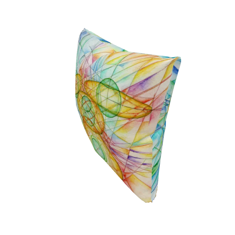 Poinsot's Paper Spaceship 1+2 - Physics of the Gyroscope Pillow product image (3)