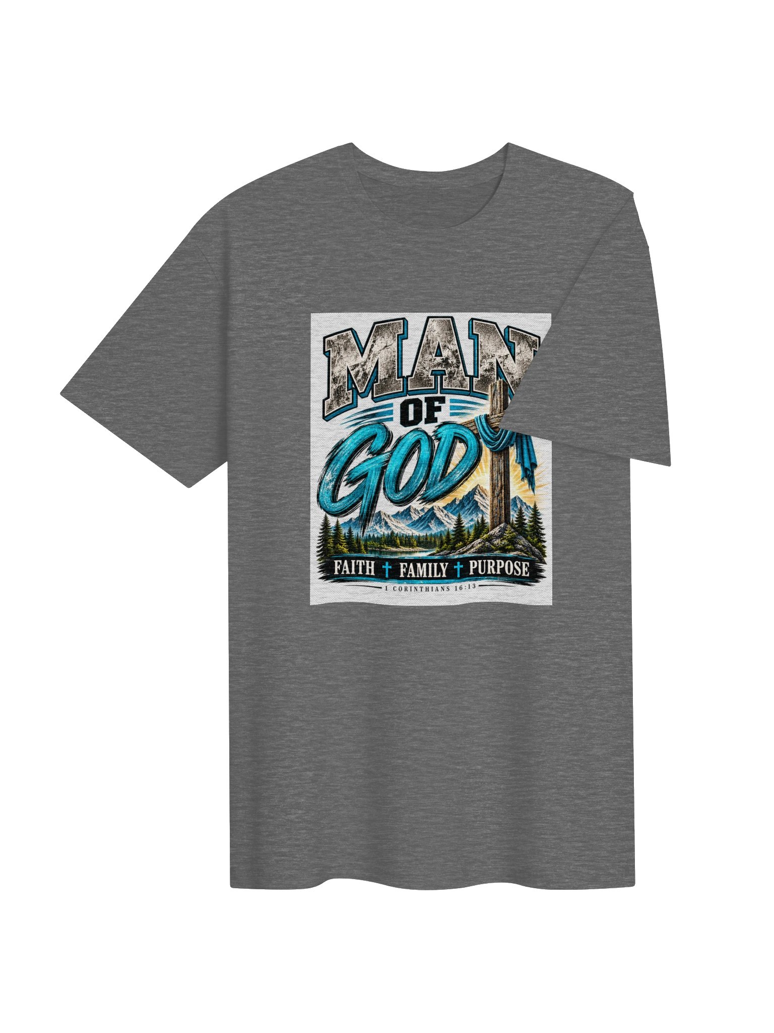 Man of God Faith Men's T-Shirt product image (4)