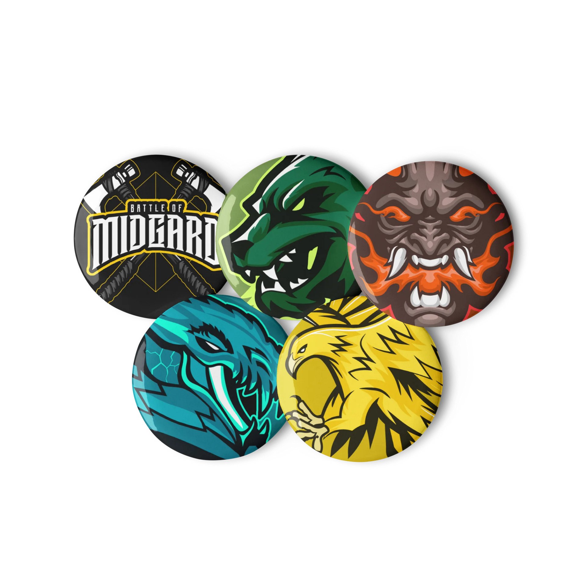 BATTLE OF MIDGARD BADGE SET product image (2)