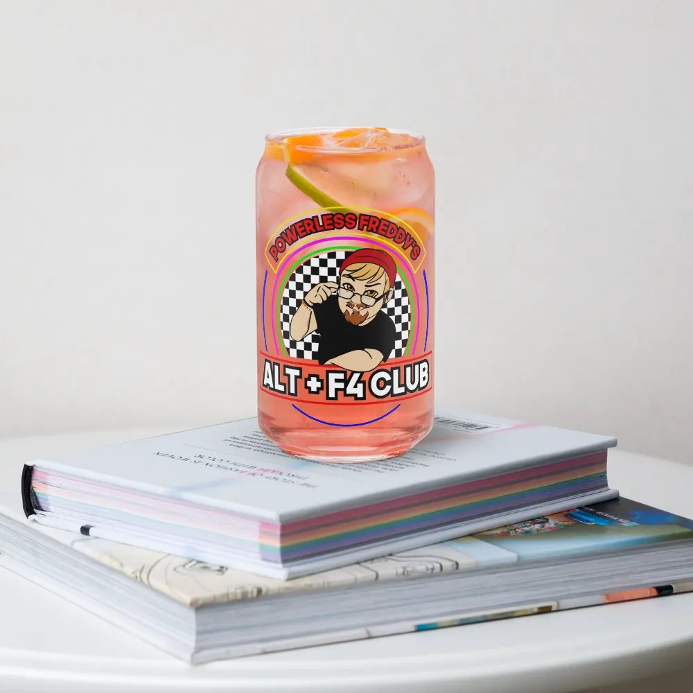 ALT + F4 Club Can-Shaped Glass product image (34)