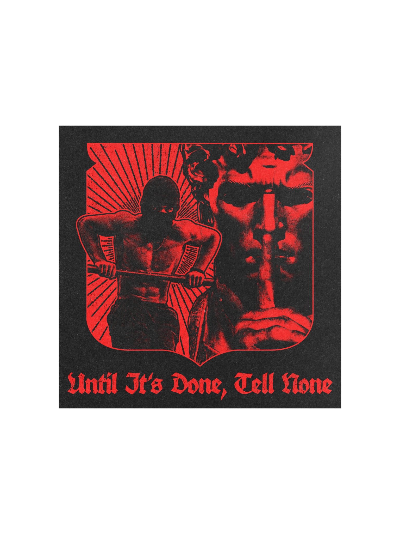 TELL NONE POSTER RED product image (1)