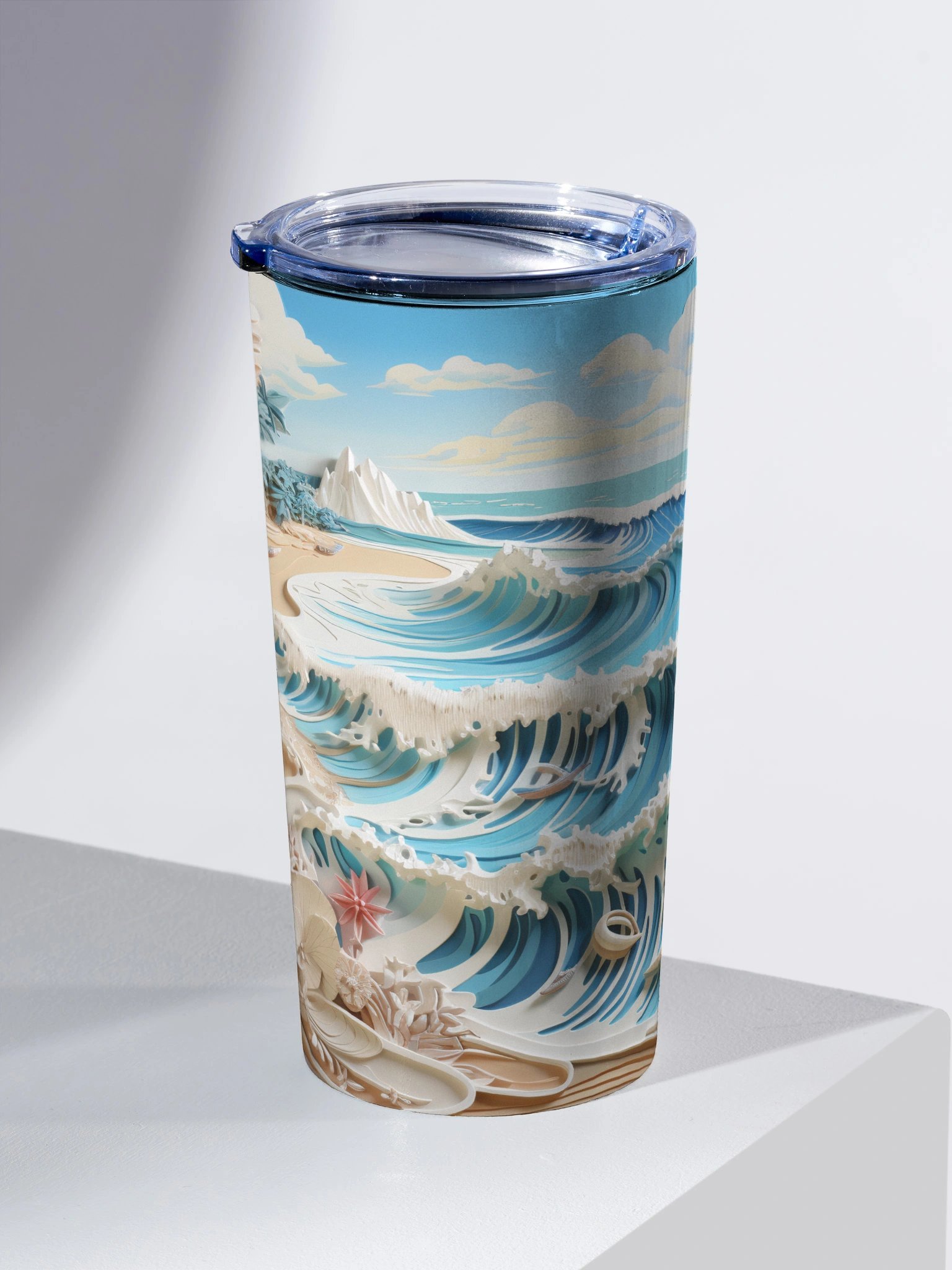Tropical Waves Stainless Steel Tumbler product image (2)