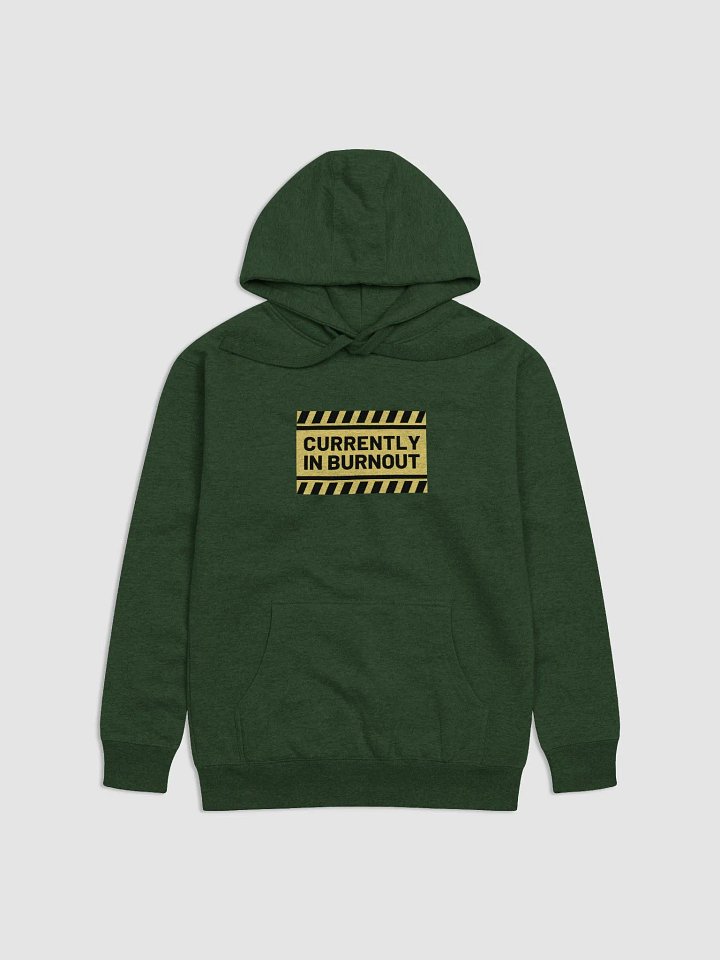 CURRENTLY IN BURNOUT printed heavyweight hoodie product image (2)