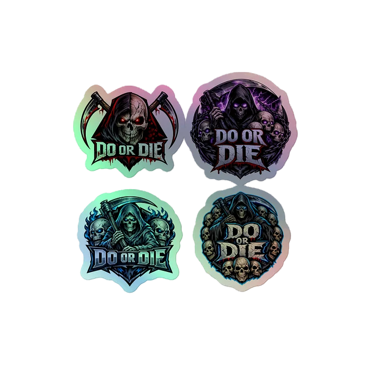 Multi Grim Reaper Holographic Sticker Set product image (2)
