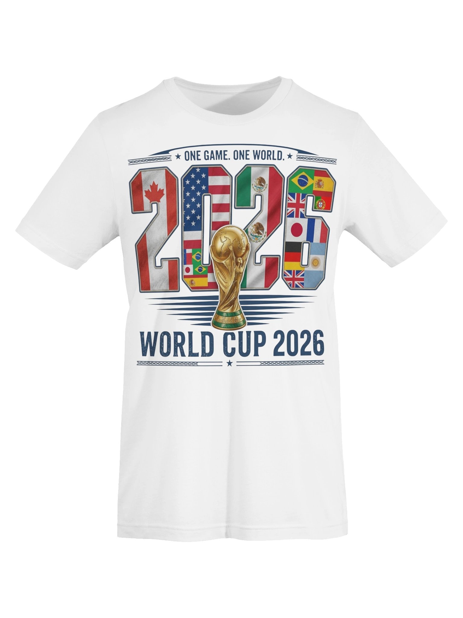World Cup 2026 T-Shirt | FIFA Soccer Graphic Tee USA Canada Mexico | One Game One World Football Fan Shirt product image (4)