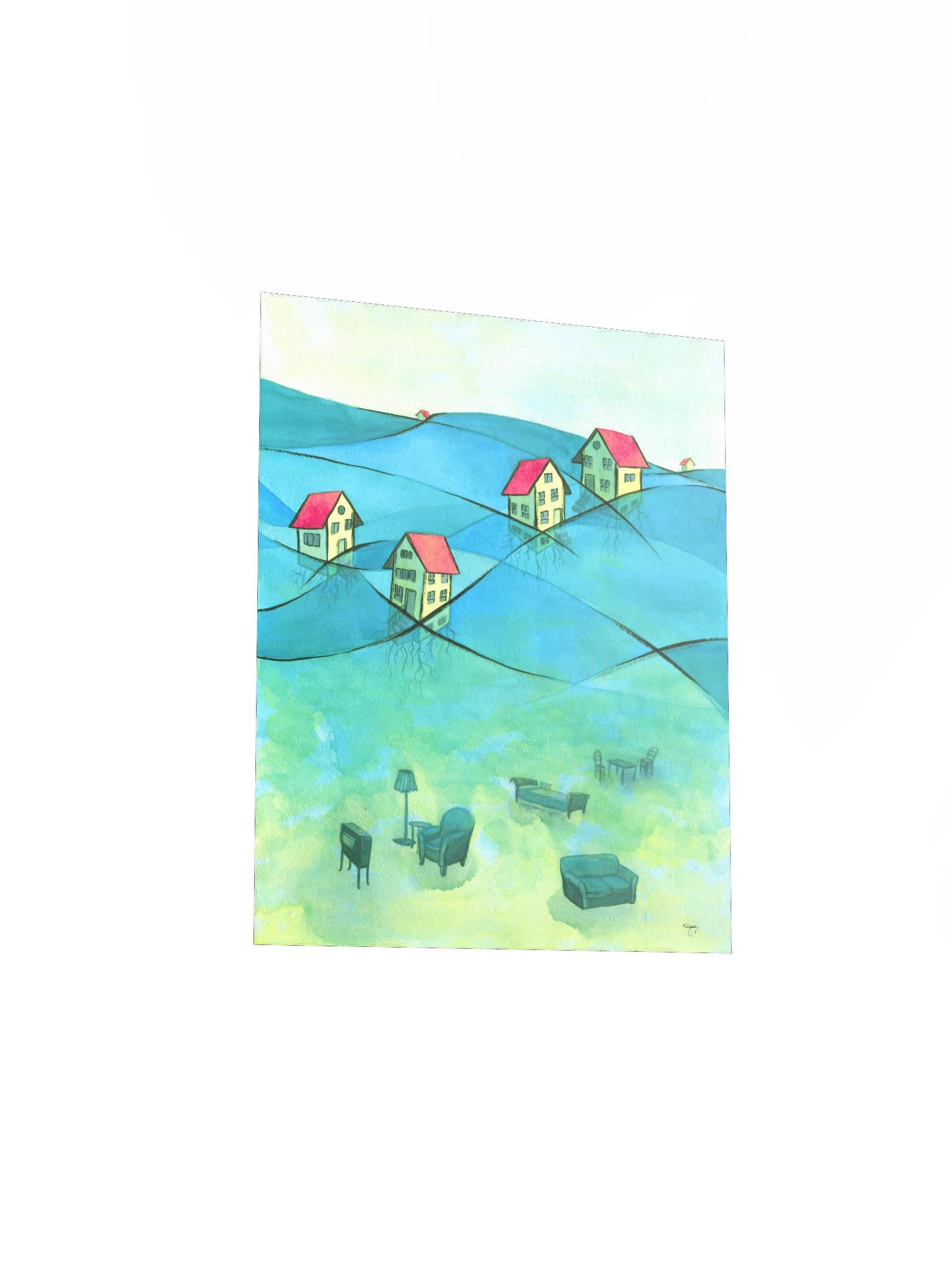 Flooded Basements ∙ Art Print product image (4)