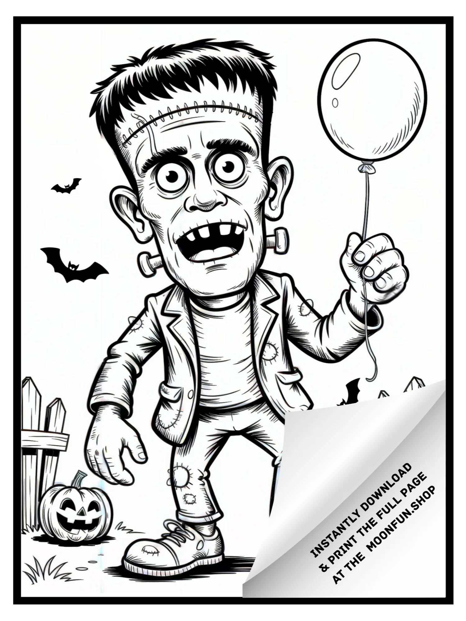 👨‍👩‍👧 Ultimate Family Halloween Bundle – 300+ Coloring Pages for All Ages product image (6)