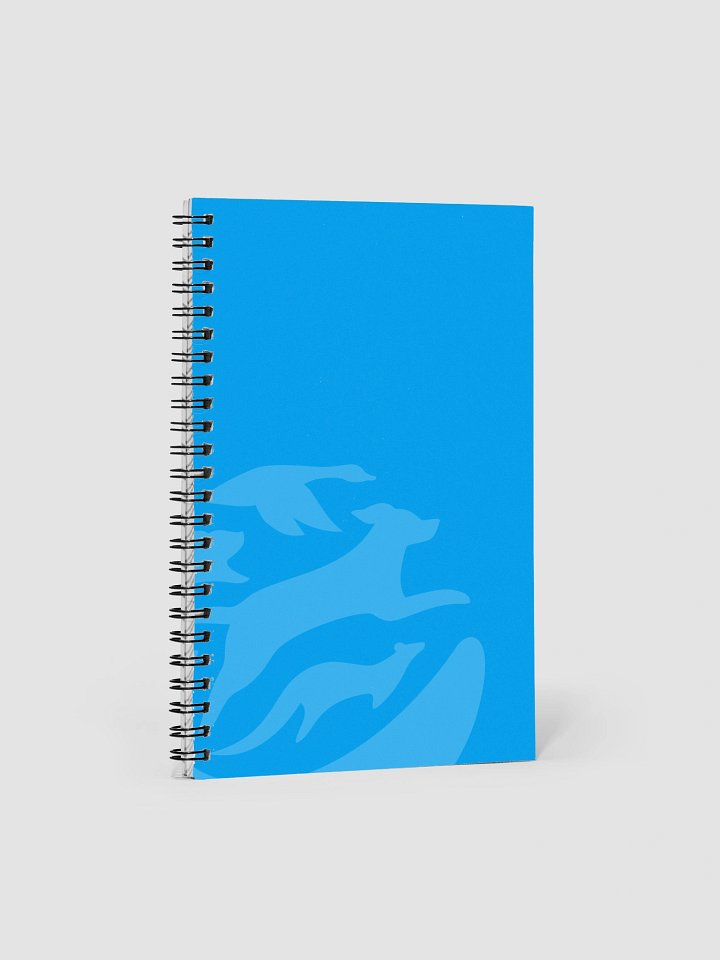 Humane World for Animals Supergraphic - Blue on blue - Notebook product image (1)
