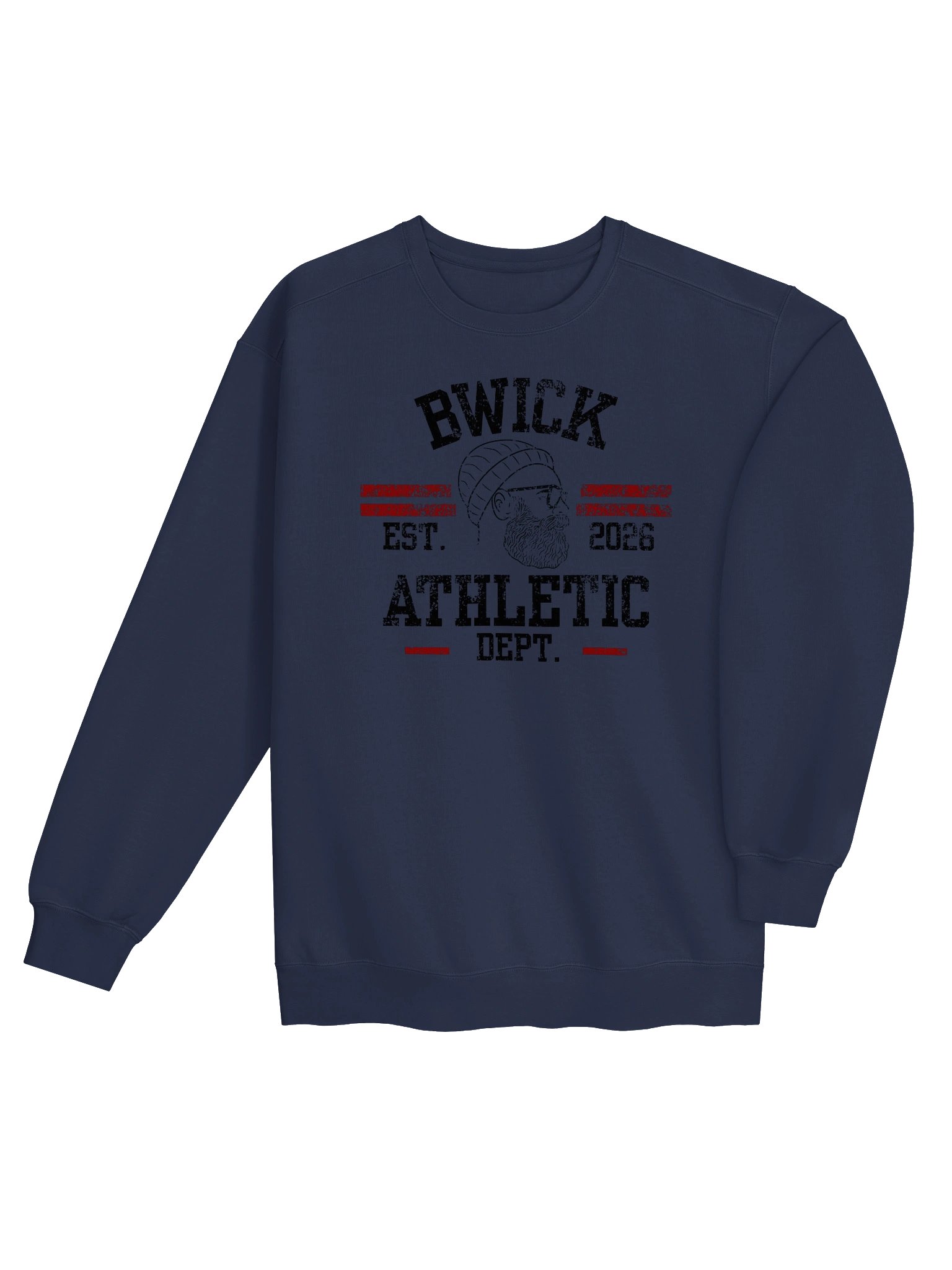 bwick athletic dept. crew (black) product image (28)