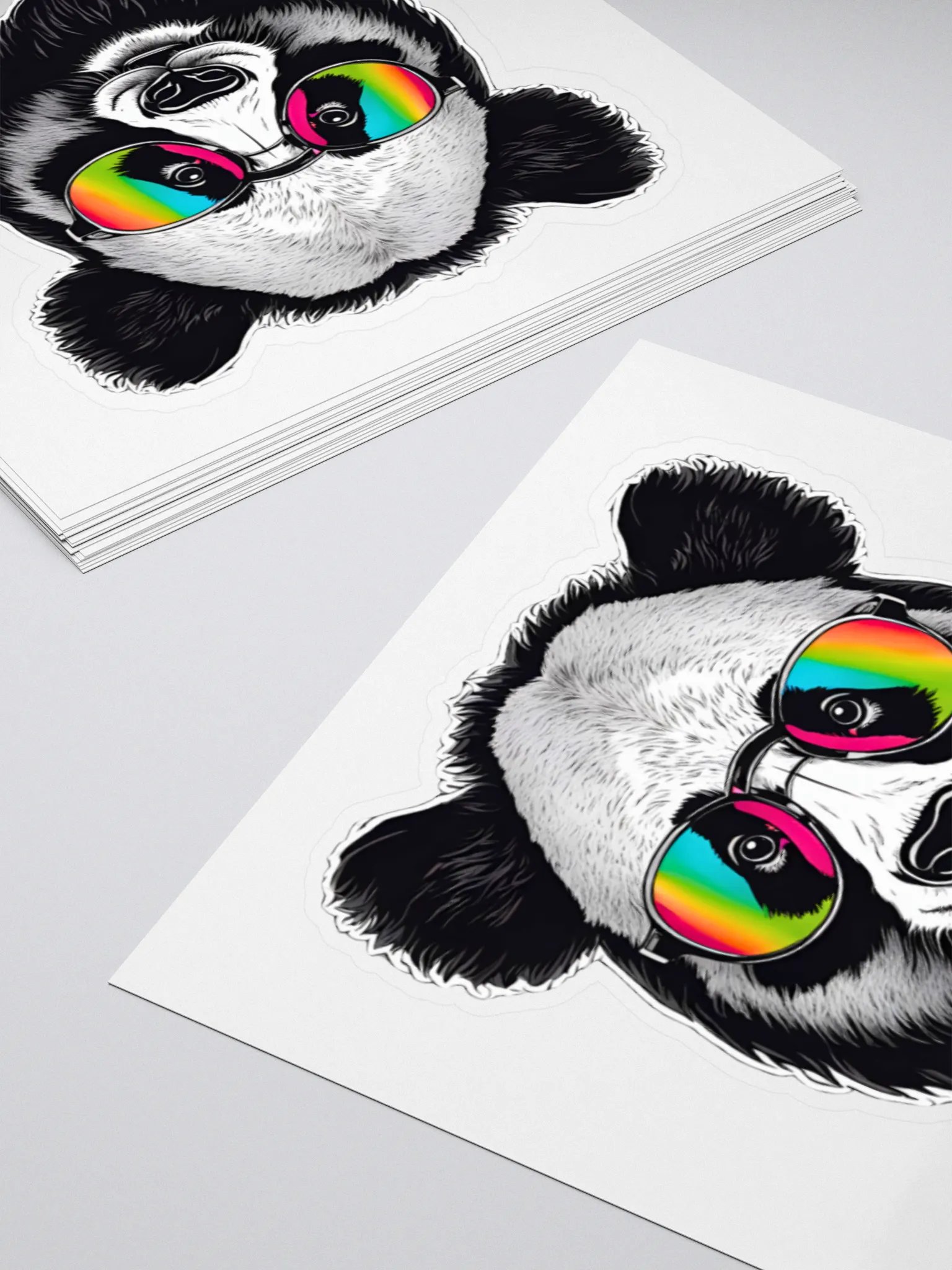 Rainbow Shades Panda Stickers product image (4)