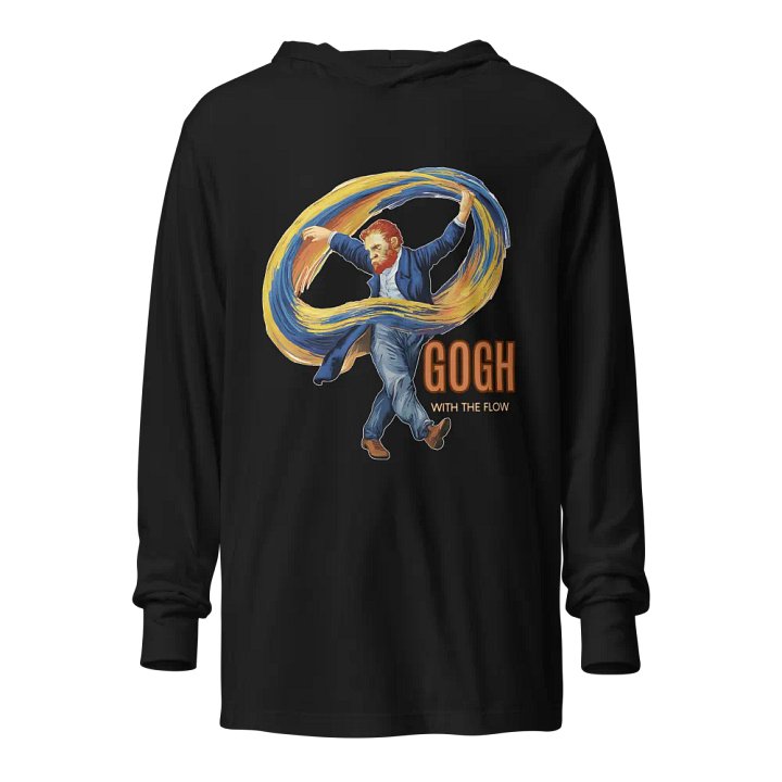 Gogh with the Flow Unisex Hooded Tee product image (1)