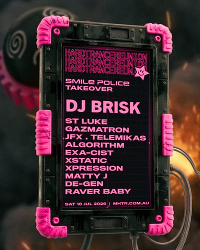 July 18th 2026. Set the date! I’ll be touching down in Melbourne for this year’s annual Melbourne Hard Trance Reunion with bo...