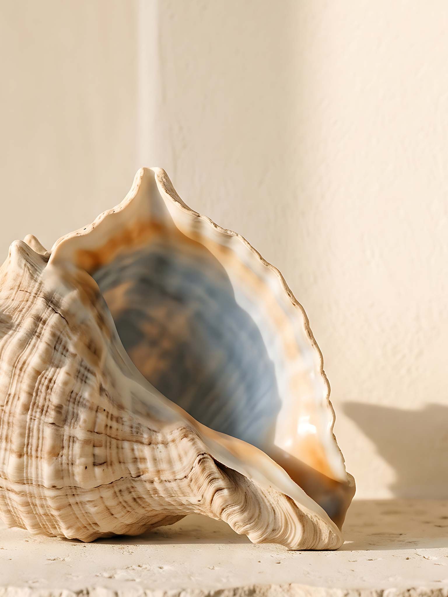 The Floating Shell - Surrealist Coastal Sculptural Wall Art product image (76)