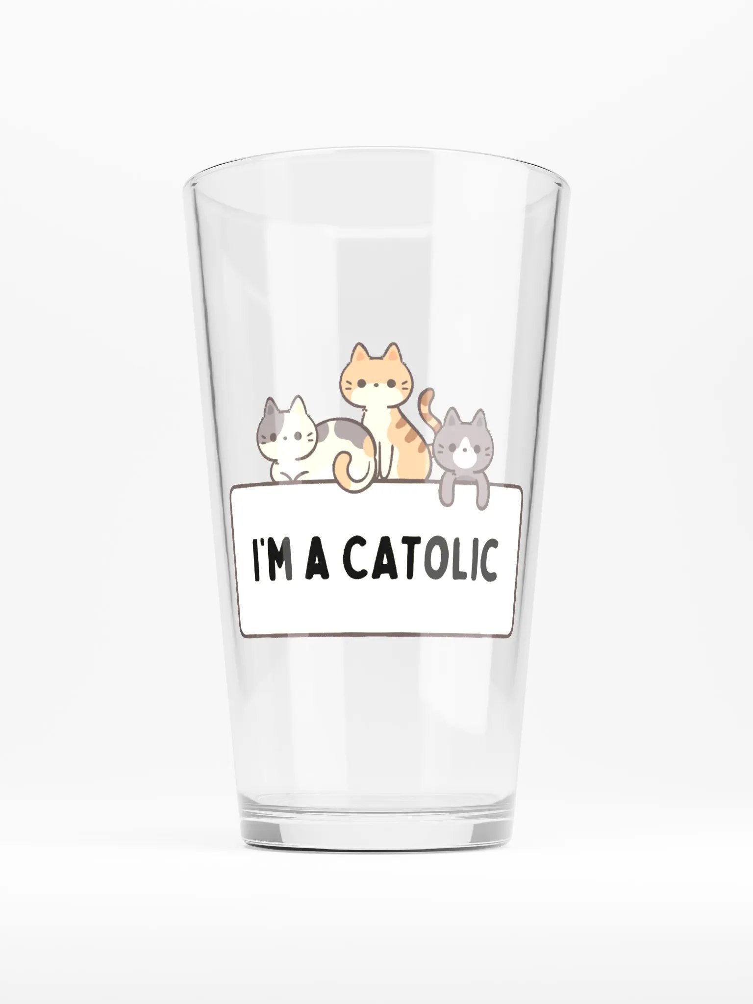 Catolic Pint Glass product image (1)