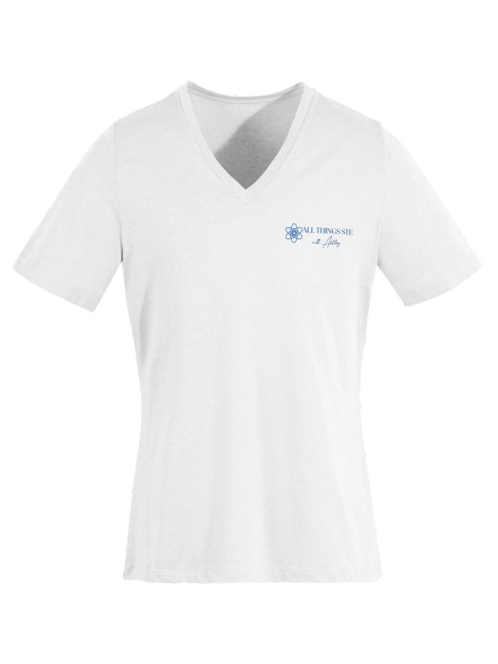 STEM With Ashley Logo Shirt White product image (2)