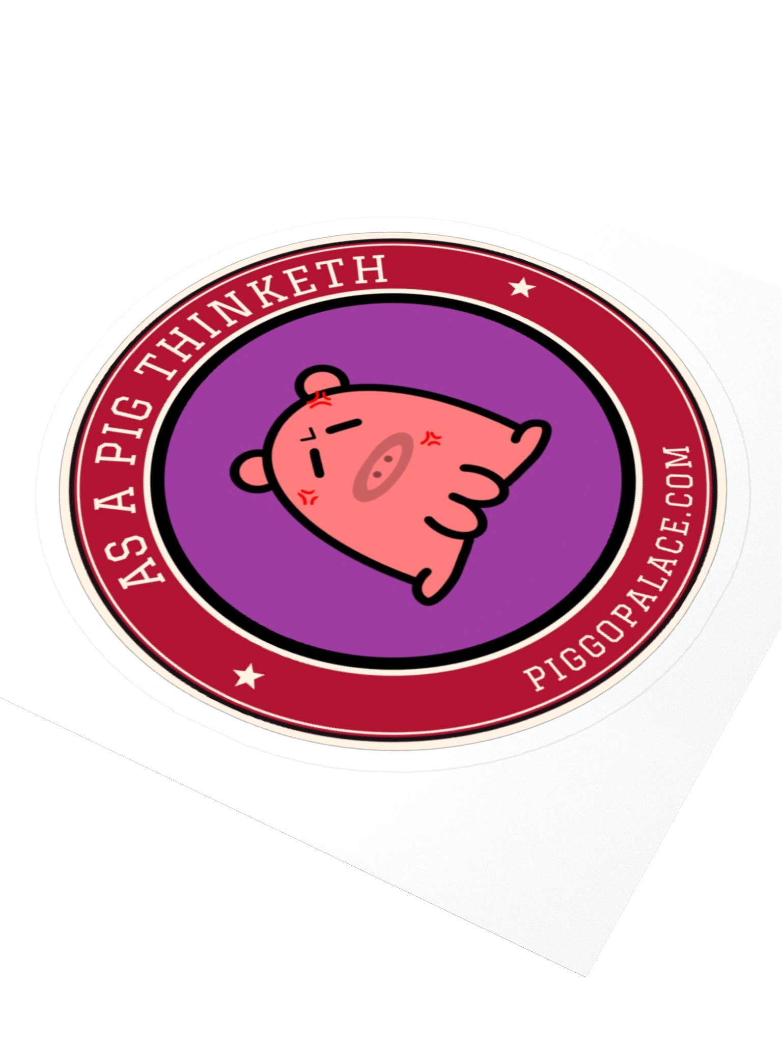 Anngy Piggo Sticker | As a Pig Thinketh product image (7)