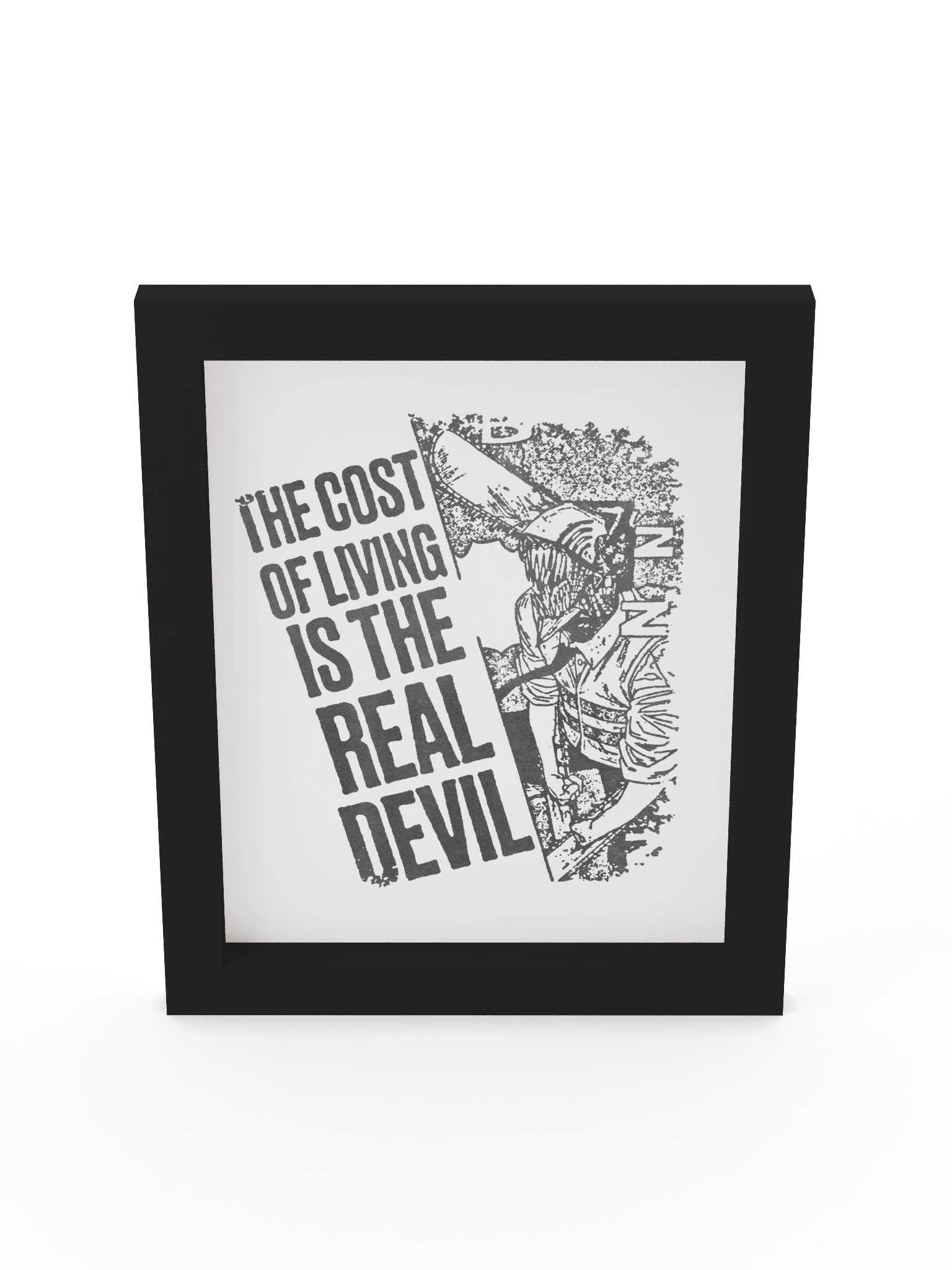 COST OF LIFE ! Framed Print. product image (5)