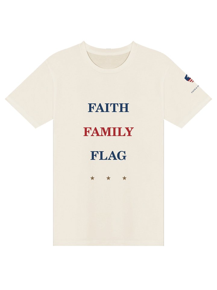 Faith Family Flag Tee product image (1)