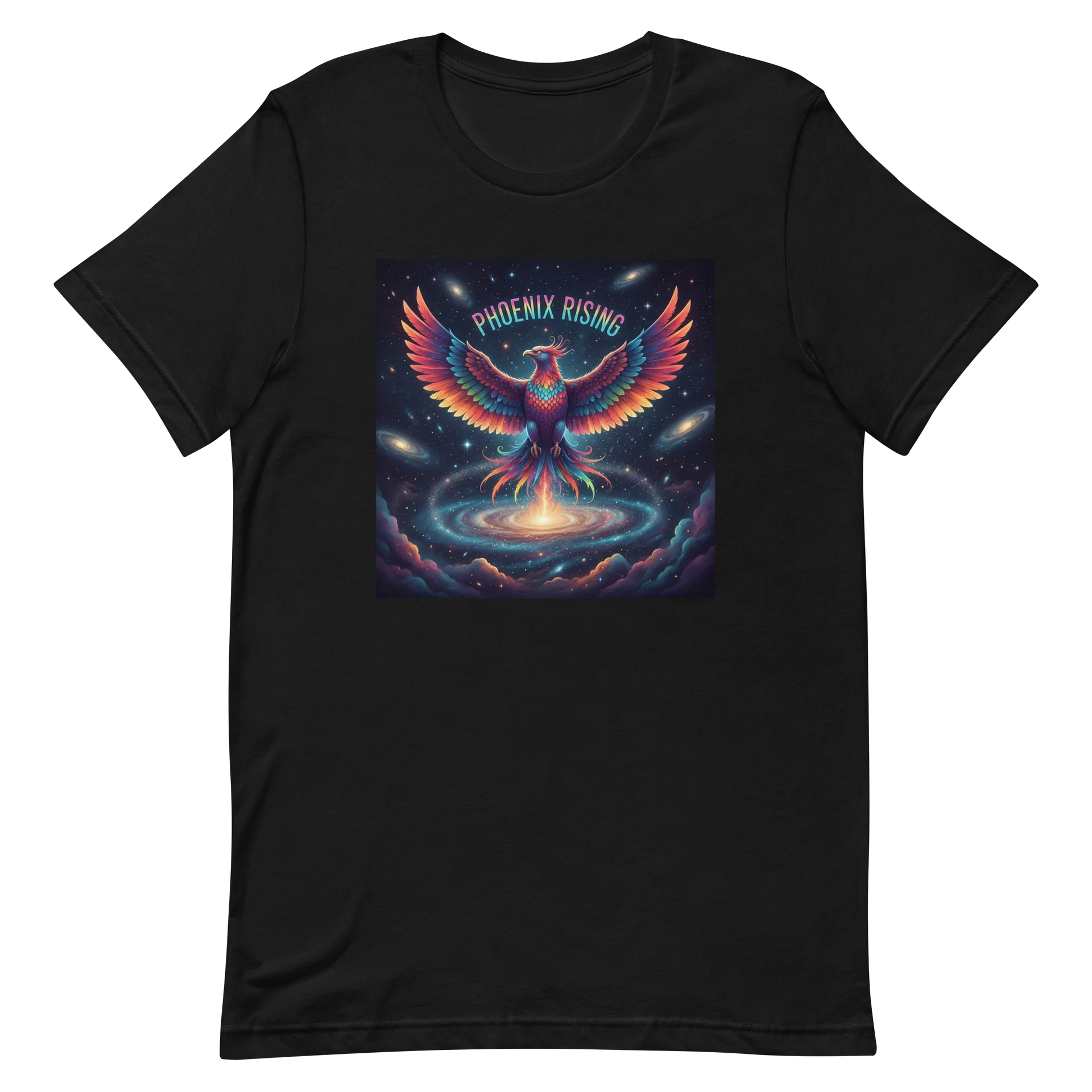 Cosmic Phoenix Rising T-Shirt product image (2)