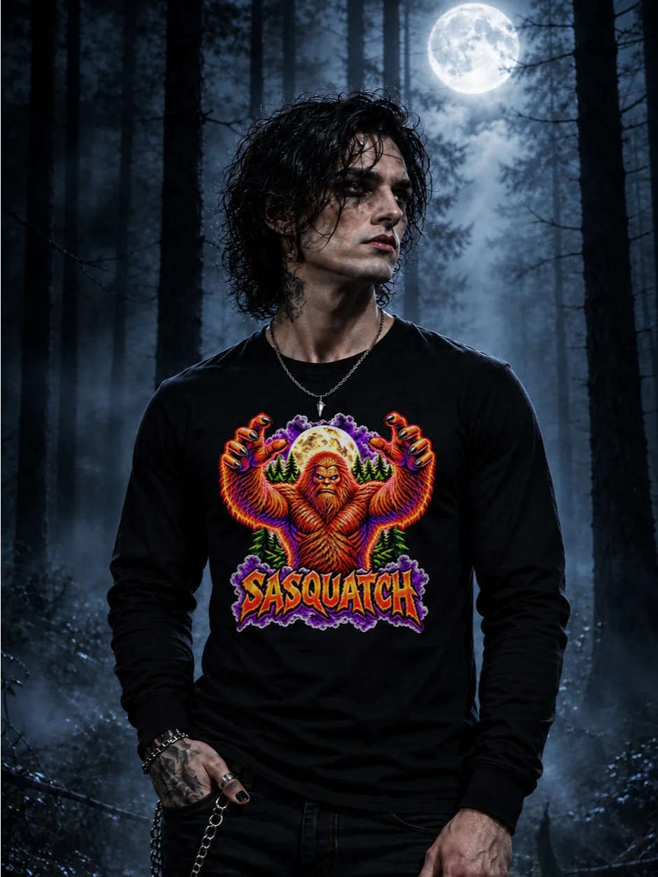 Sasquatch: Neon Nightmares – Long Sleeve Shirt product image (4)