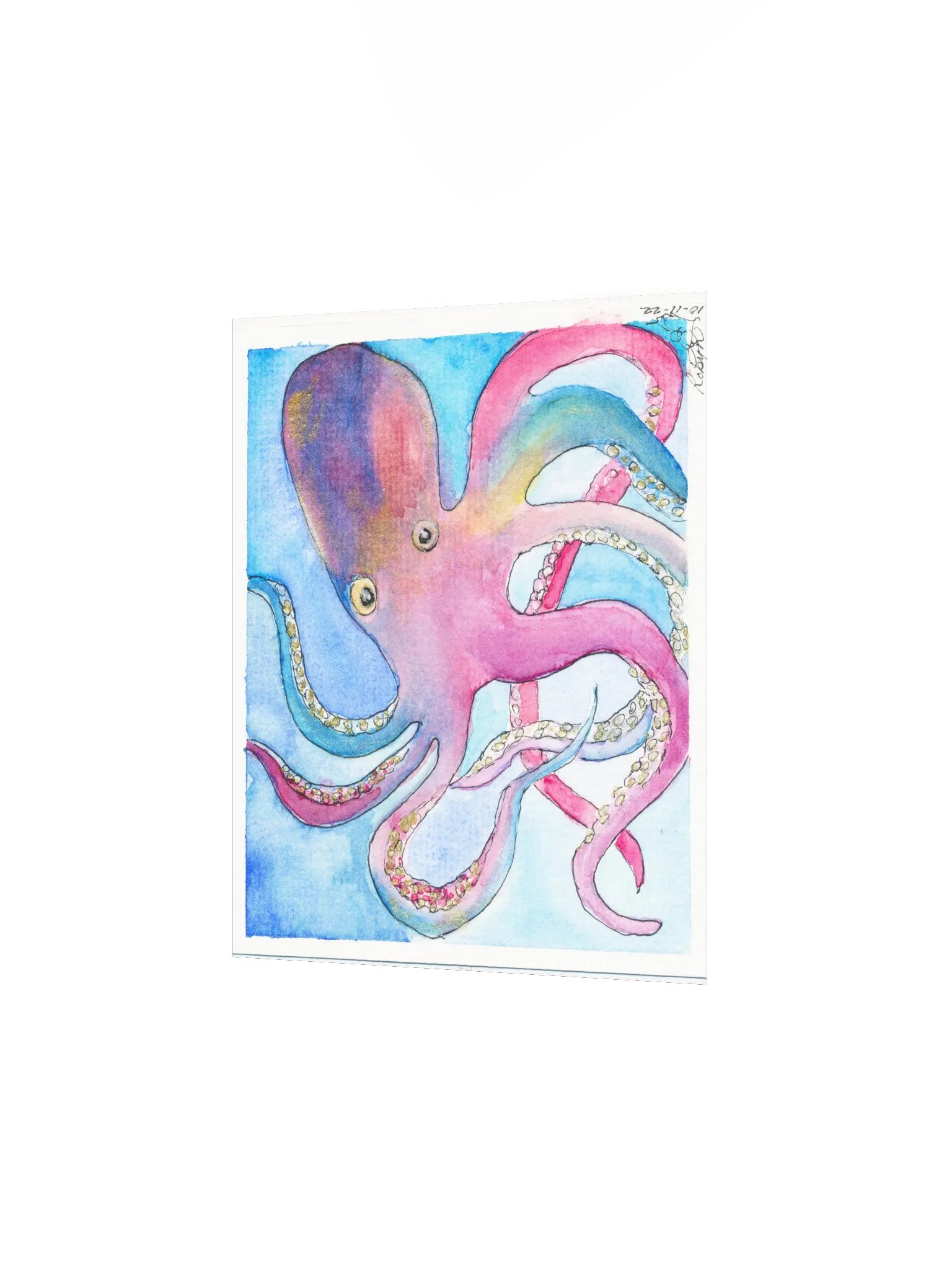 Rainbow Octopus Print product image (2)