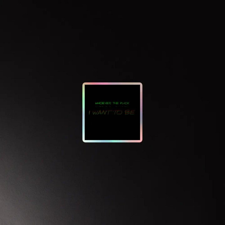 Identity Glitch Holographic Sticker Set product image (4)