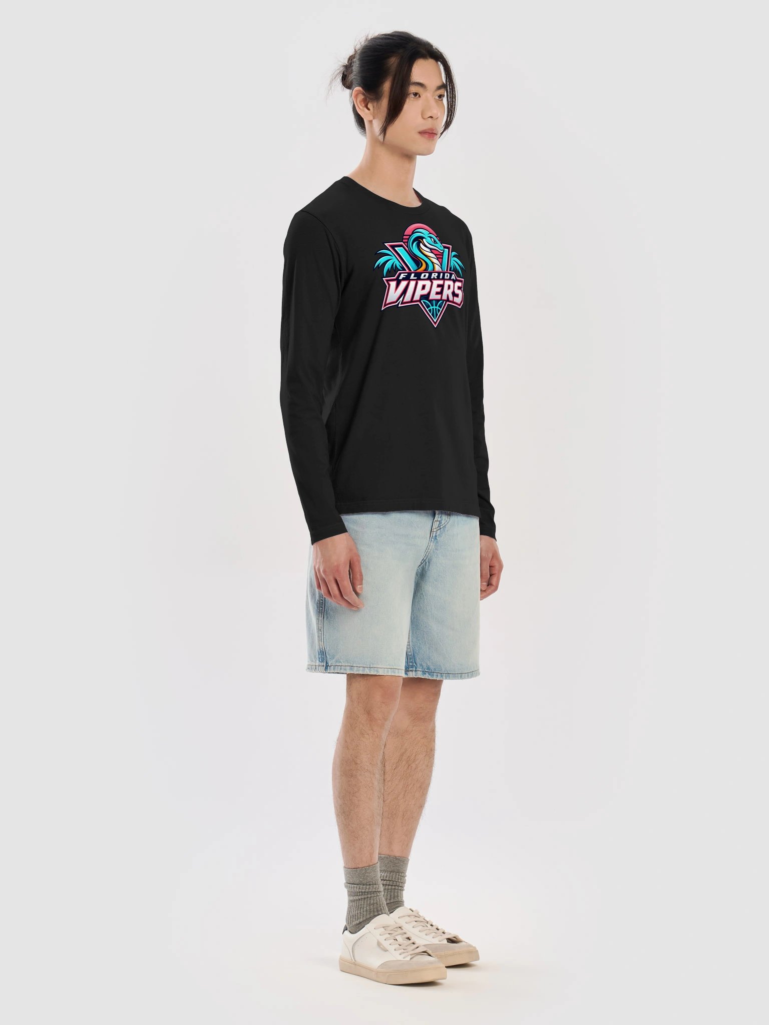 Florida Vipers Fitted Long Sleeve T-Shirt product image (21)