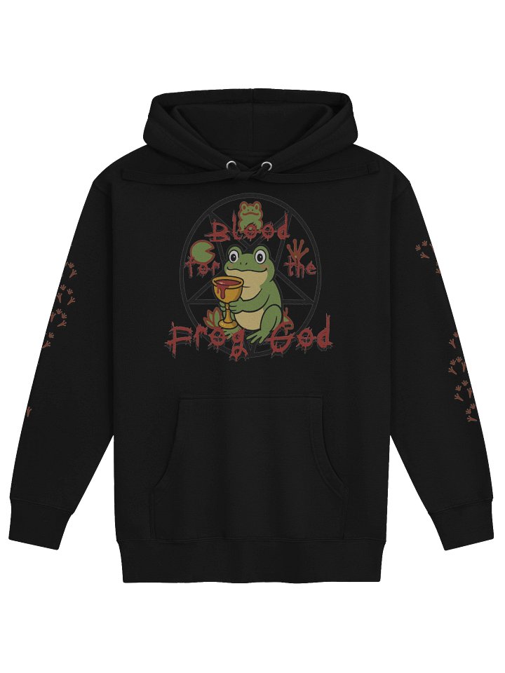 Blood For the Frog God Hoodie 🐸 product image (1)