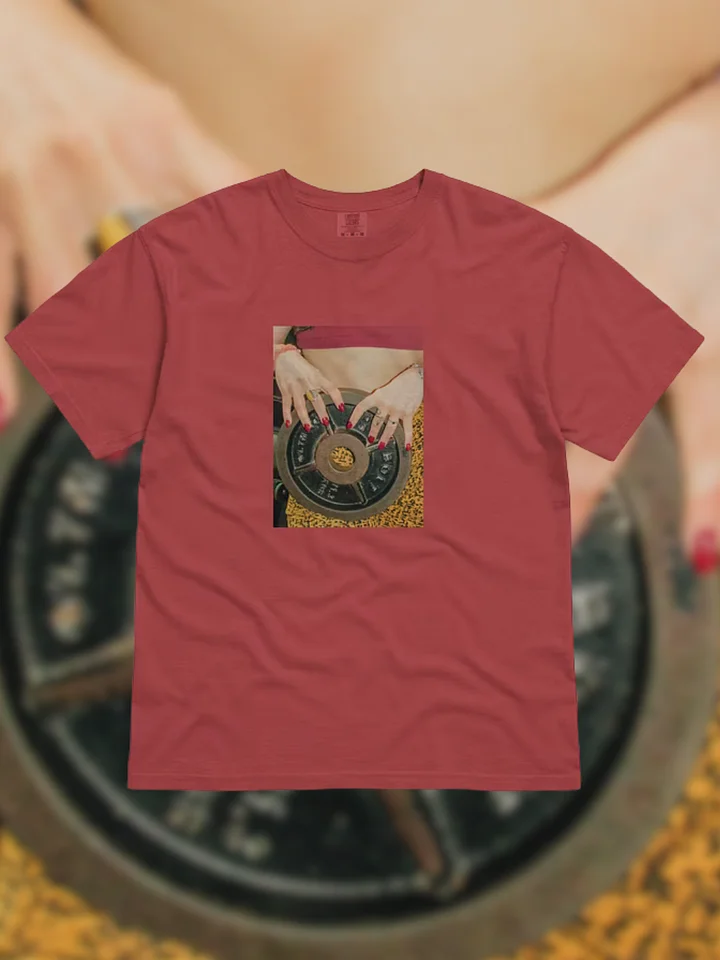 "lady lifts" cotton t-shirt product image (1)