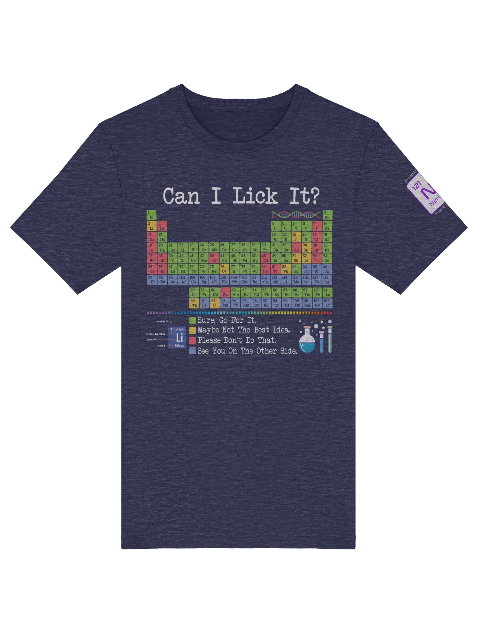 Can I Lick It? Ladies Tee - White Text product image (5)