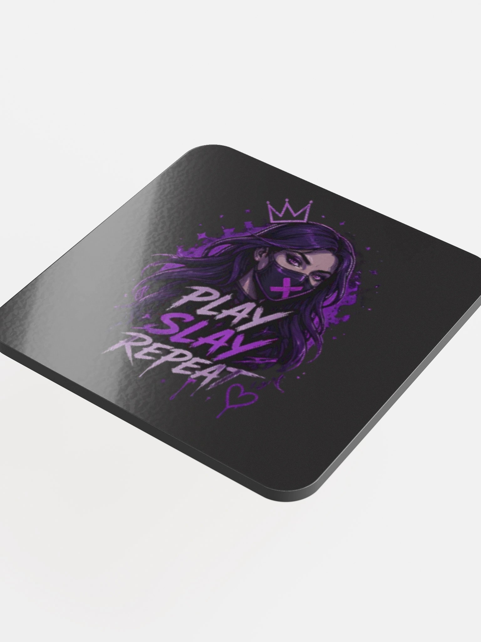 Rebellious Royalty Play + Slay Cork Coaster product image (4)