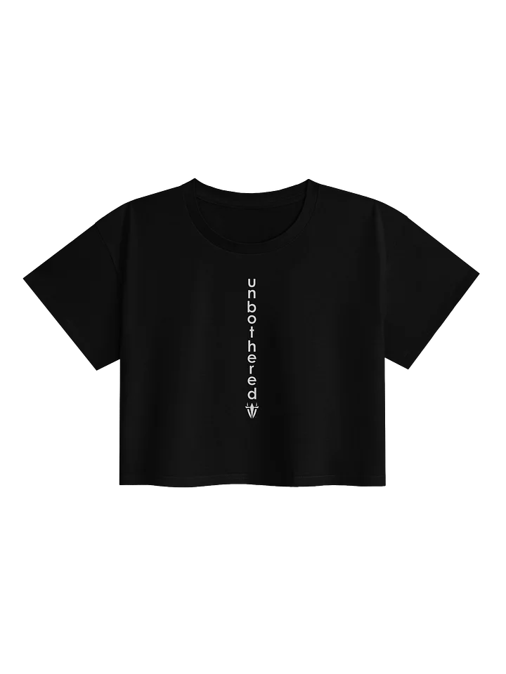 Black Unbothered Crop Top product image (1)