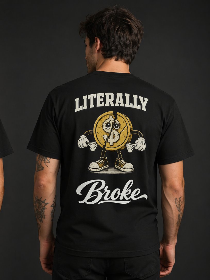 LBC Literally Broke Tee Shirt product image (1)